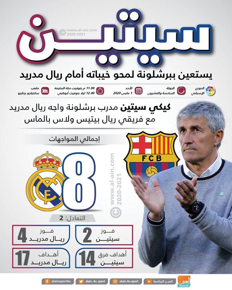 سيتين يستعين ببرشلونة لمحو خيباته أمال ريال مدريد كيكي سيتين