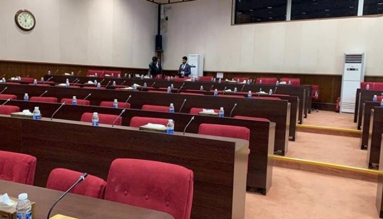 صورة لمجلس النواب العراقي قبل بدء الجلسة اليوم