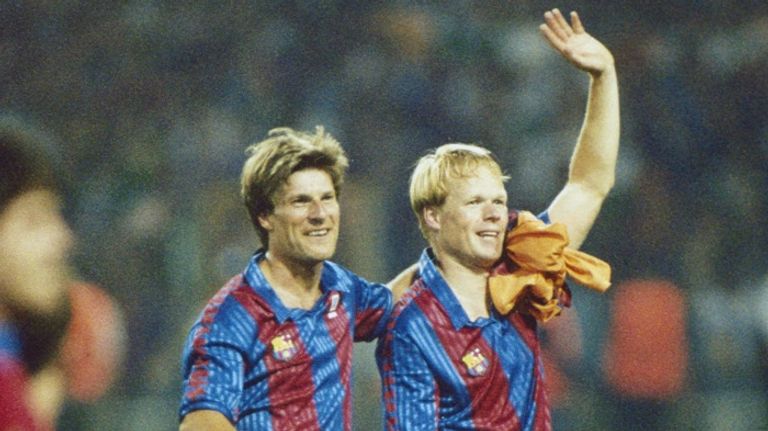 مايكل لاودروب بقميصي برشلونة وريال مدريد