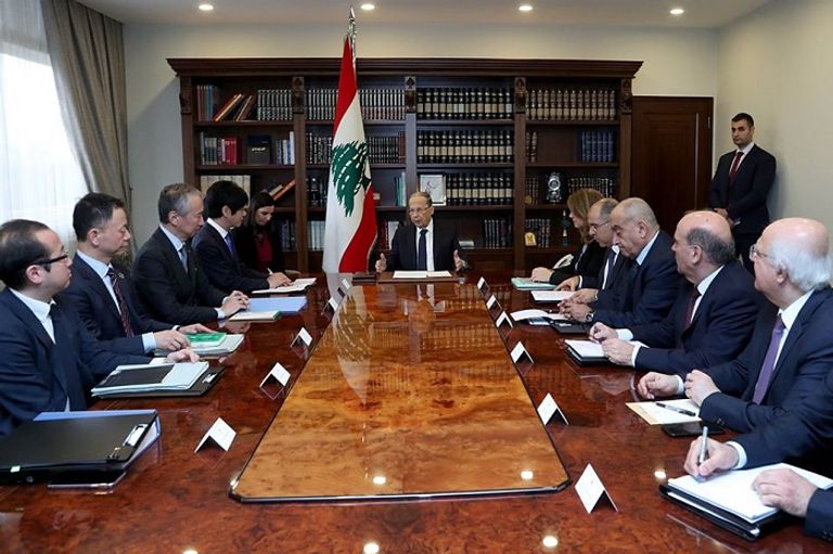 عون خلال لقائه وزير الدولة للعدل الياباني