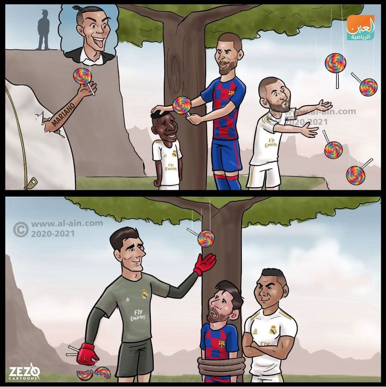 ريال مدريد يحسم الكلاسيكو بهدايا برشلونة