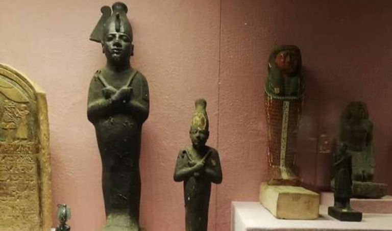 مقتنيات أثرية داخل متحف الغردقة  متحف الغردقة الأثري