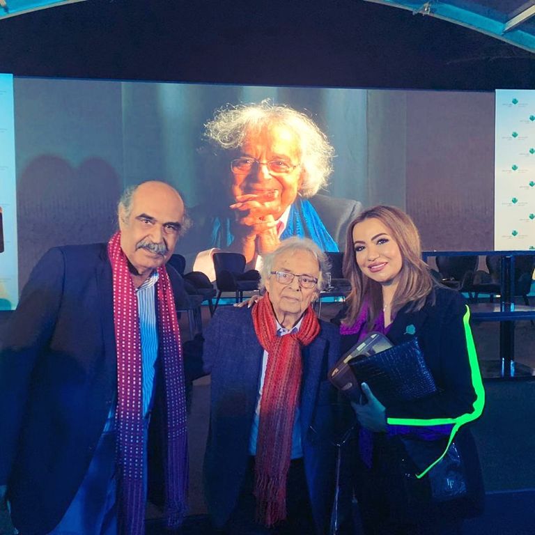 تكريم أدونيس في مهرجان هاي أبوظبي