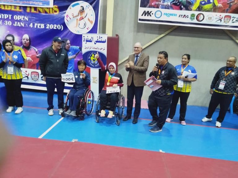 النائبة المصرية فايزة محمود عادت مؤخرا من تونس بعد مشاركتها كمحكمة 