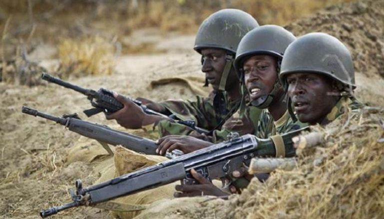 جنود كينيون على الحدود الصومالية - أ ف ب