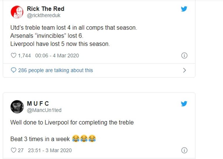 تغريدات جمهور يونايتد