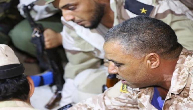 ضباط الجيش الليبي بغرفة عمليات العاصمة طرابلس