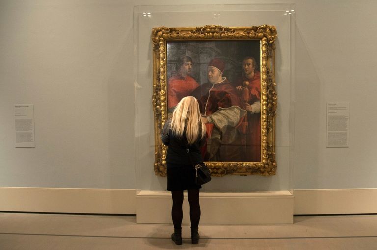 لوحة لرافايلو بعنوان "مدرسة أثينا"