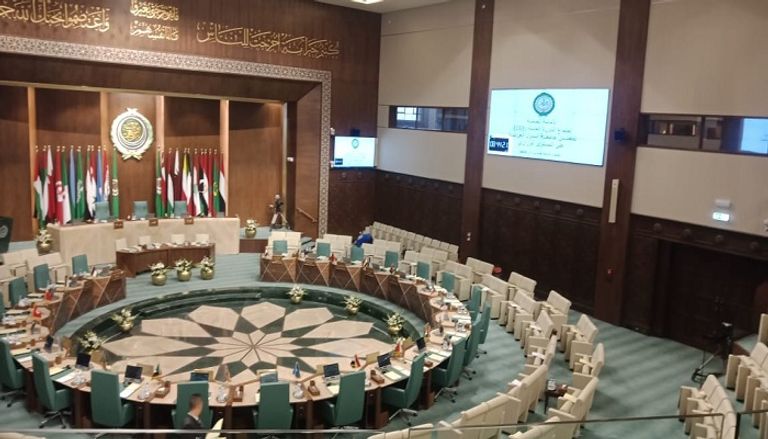  قاعة الاجتماعات الرئيسية بالجامعة العربية