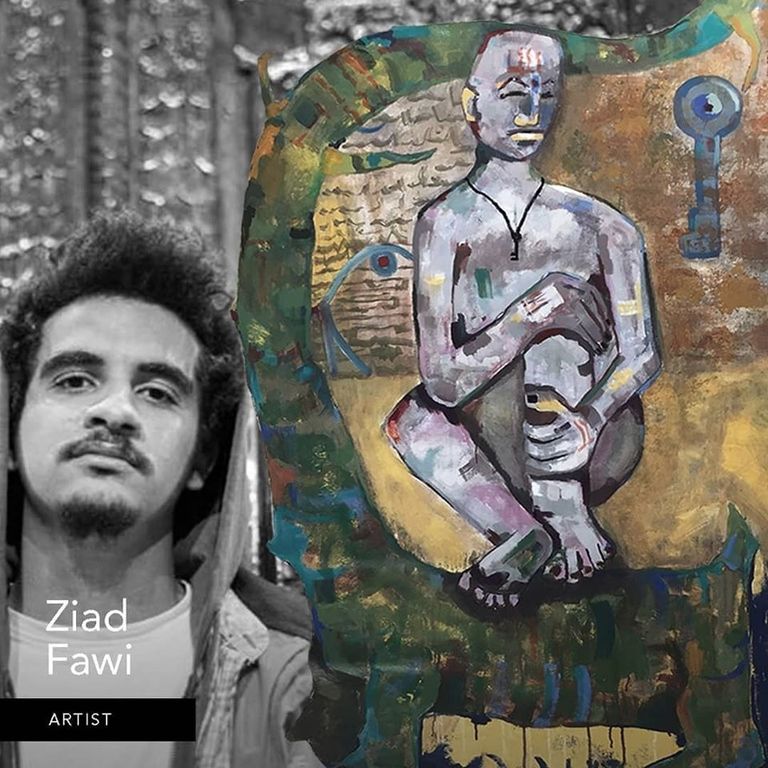 من لوحات معرض الشمندر