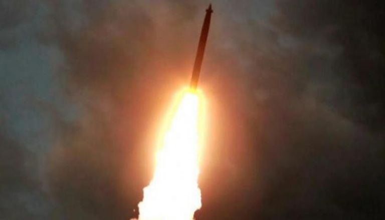 صاروخ باليستي تم إطلاقه من كوريا الشمالية عام 2019