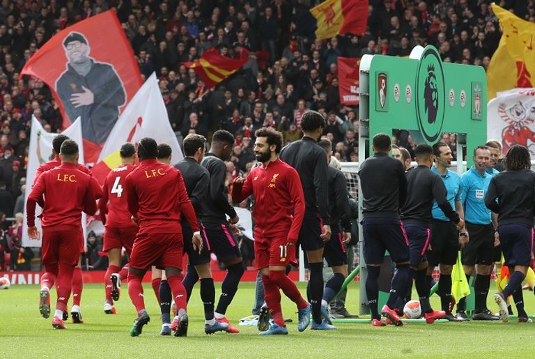 لاعبو ليفربول قبل مواجهة بورنموث