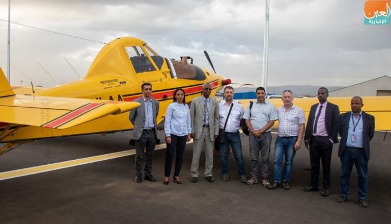 "فاو" توفر طائرة لمكافحة الجراد في إثيوبيا 