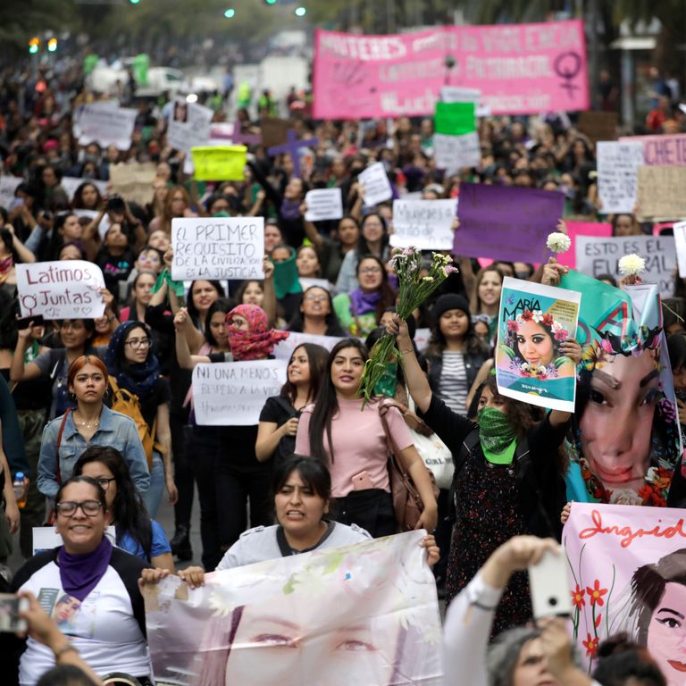  النساء ينتفضن ضد العنف في المكسيك