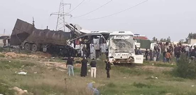 حادث سير يقتل 22 في سوريا