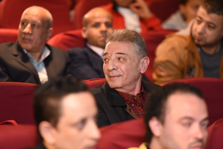 جانب من ندوة تكريم اسم الفنان الراحل فريد شوقي