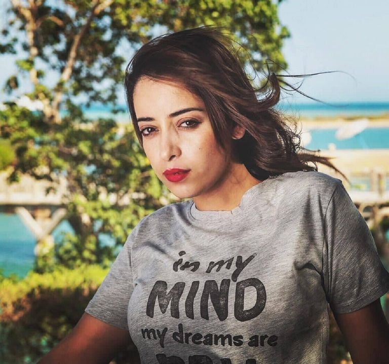 نسرين الراضي في مشهد من فيلم آدم