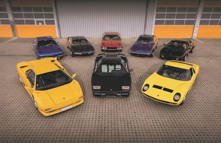 قائمة السيارات تضم 8 موديلات كلاسيكية من ماركة لامبورجيني