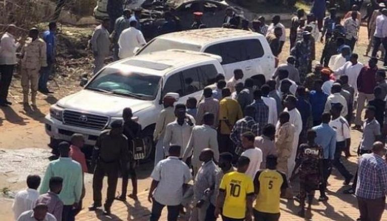 موقع محاولة اغتيال رئيس الوزراء السوداني
