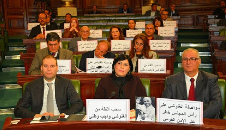 لقاء سابق يجمع نبيل القروي وراشد الغنوشي - أرشيفية