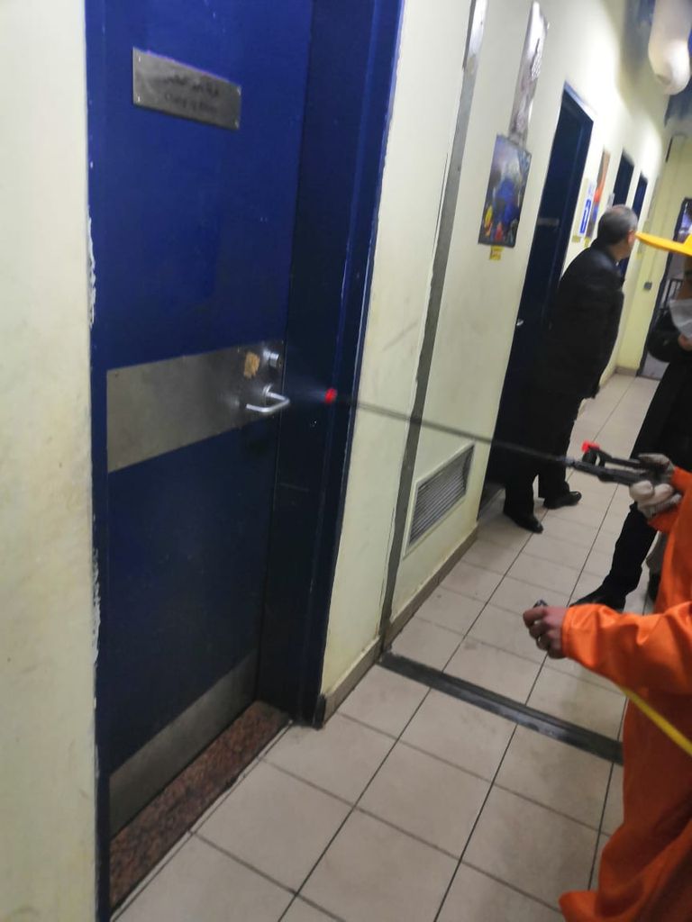 إجراءات تطهير القطارات بمصر