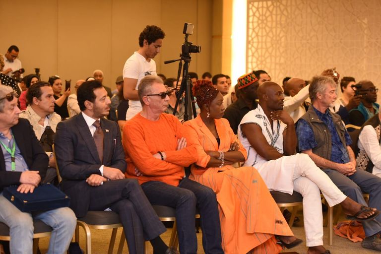 مؤتمر صحفي لإعلان جوائز مهرجان الأقصر للسينما الأفريقية