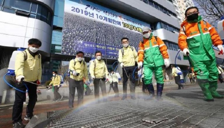 علمليات تطهير للشوارع في كوريا الجنوبية