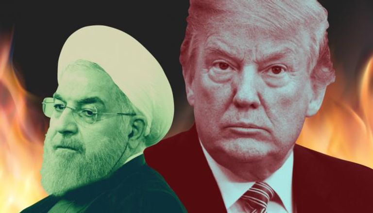 الرئيس الأمريكي ونظيره الإيراني 