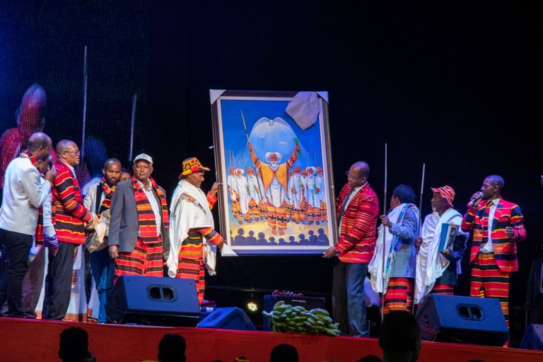 جانب من احتفالية الحكومة لتكريم قومية جاموا