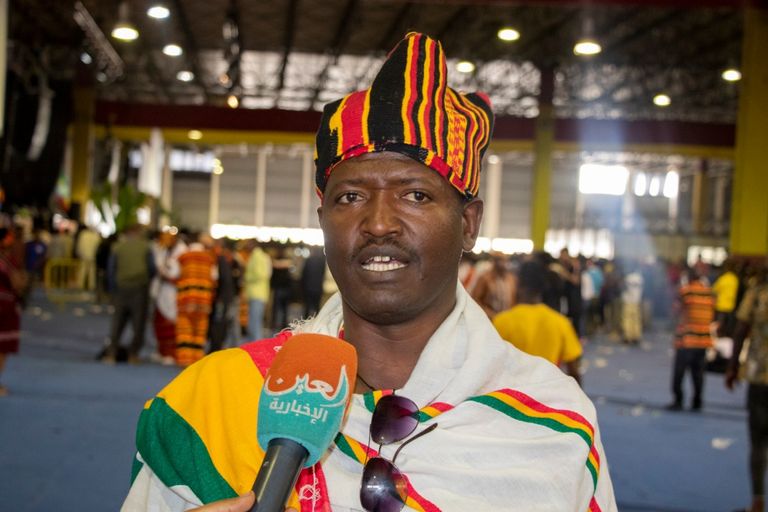 جانب من احتفالية الحكومة لتكريم قومية جاموا