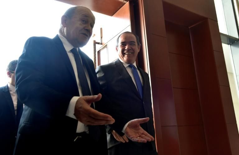 وزيرا خارجية الجزائر وفرنسا لقاء وزير الخارجية الجزائري مع نظيره الفرنسي