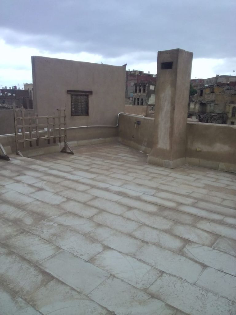 أمطار في منطقة آثار الأهرامات بالجيزة