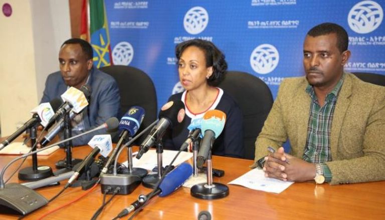 وزيرة الصحة الإثيوبية خلال إعلان تفاصيل أول إصابة بفيروس كورونا