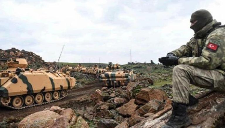 آليات تابعة للجيش التركي على الحدود السورية- أرشيفية