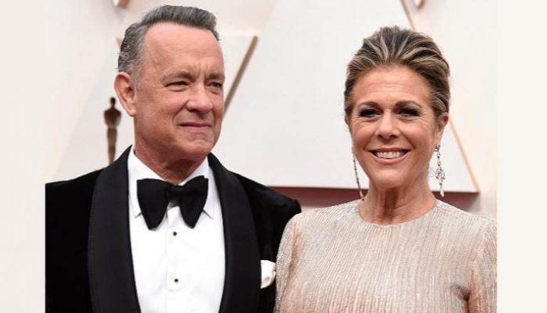 توم هانكس وزوجته