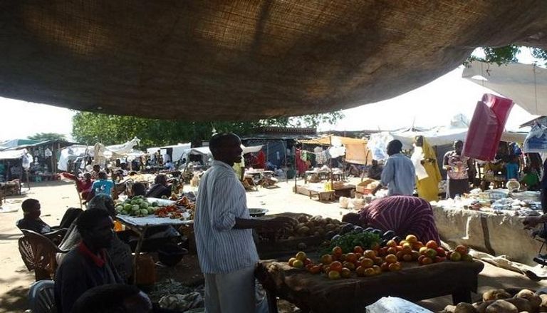 سوق خضار في السودان