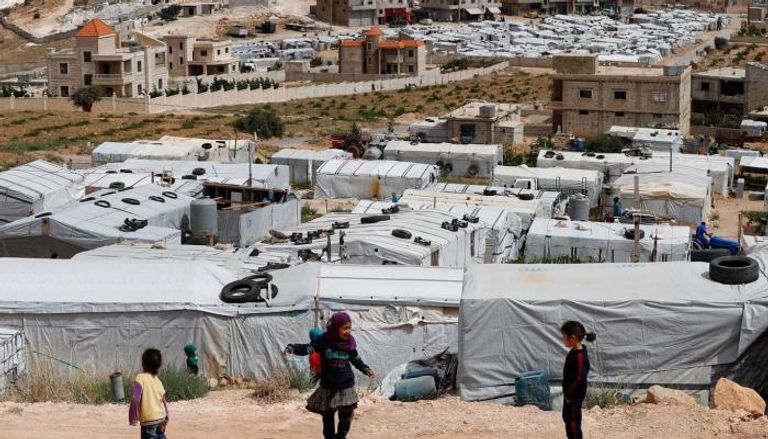 مخيم للاجئين في لبنان - أرشيفية