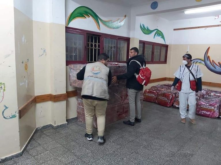 الأماكن المخصصة للحجر الصحي في غزة