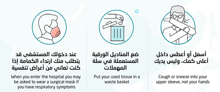 سيدة تحمل طفلها ويضعان الكمامة للوقاية من كورونا