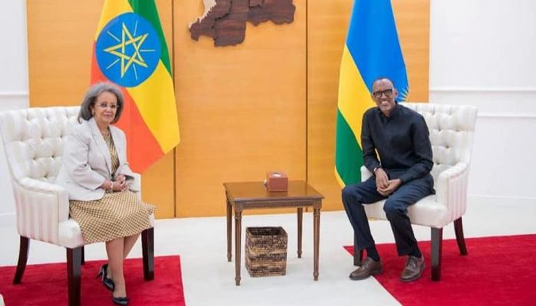 رئيسة إثيوبيا سهلي ورق زودي والرئيس الرواندي بول كاجامي