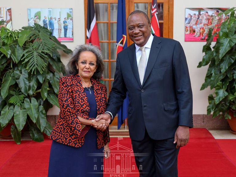 رئيسة إثيوبيا سهلي ورق زودي والرئيس الرواندي بول كاجامي