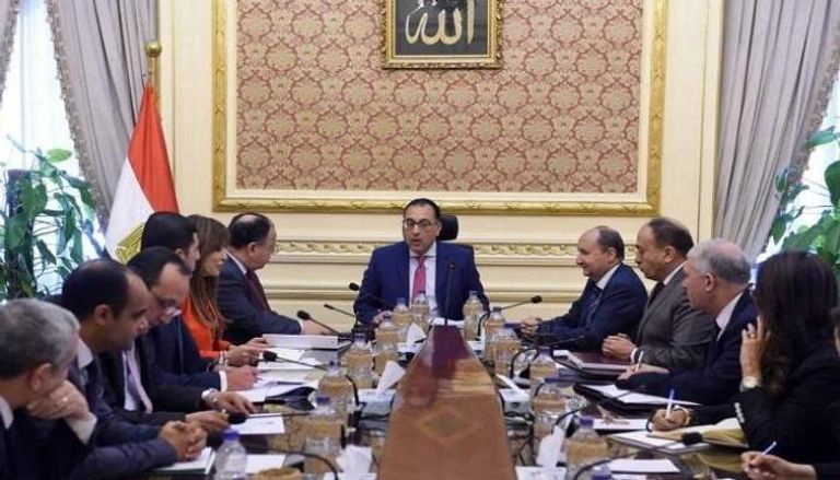 مجلس الوزراء المصري خلال اجتماع سابق