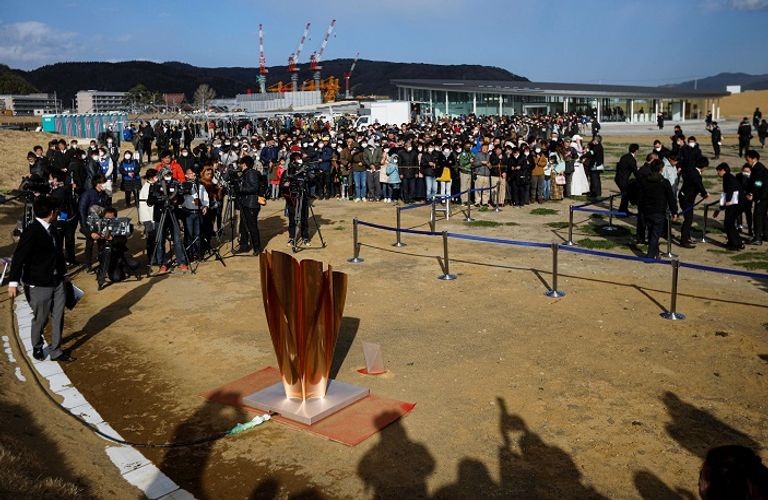 الشعلة الأولمبية تصل إلى طوكيو