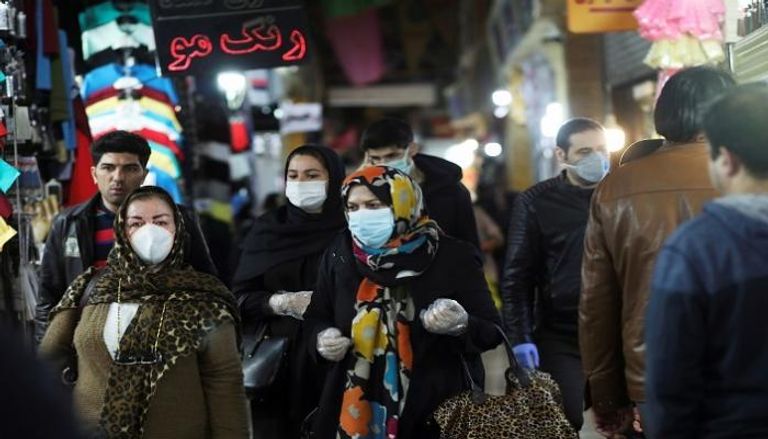 عدد الإصابات بكورونا في إيران ارتفع إلى 20 ألفا