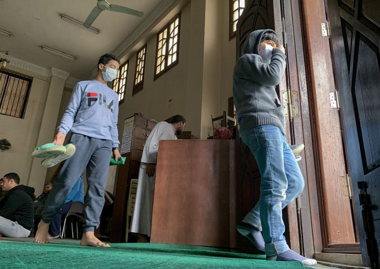 مسجد خال في صيدا بلبنان 