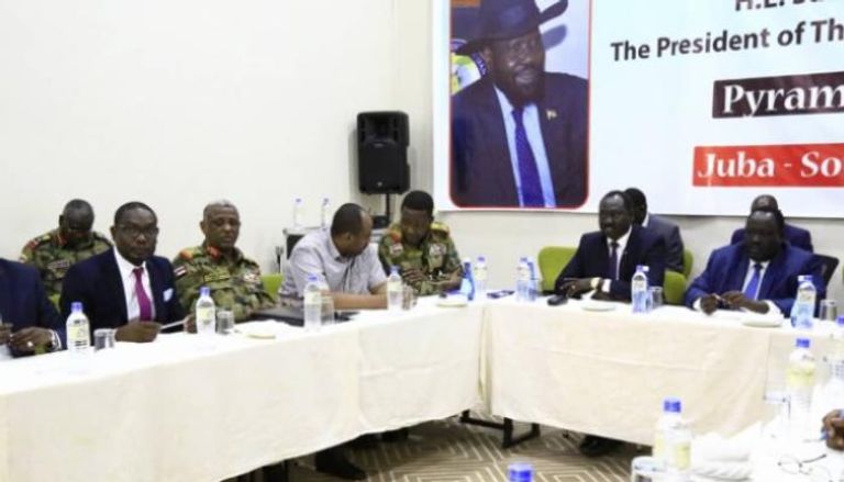 جولة سابقة من مفاوضات السلام بين الفرقاء السودانيين بجوبا 
