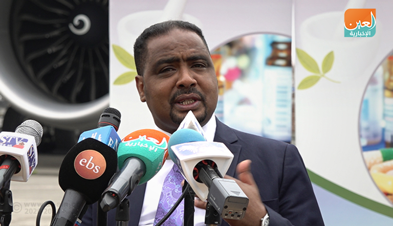 جزء من الإمدادات الطبية التي تبرع بها مؤسس "علي بابا"