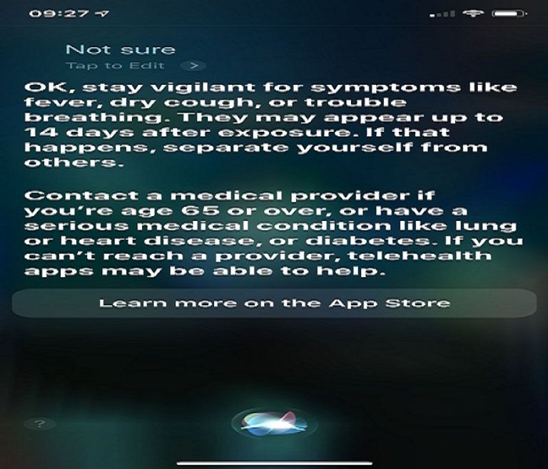 نصائح وقائية من siri لمكافحة كورونا