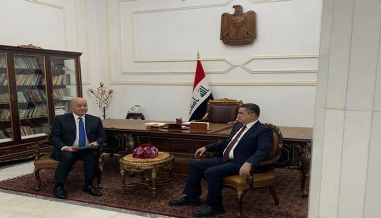 الرئيس العراقي ورئيس الوزراء المكلف 