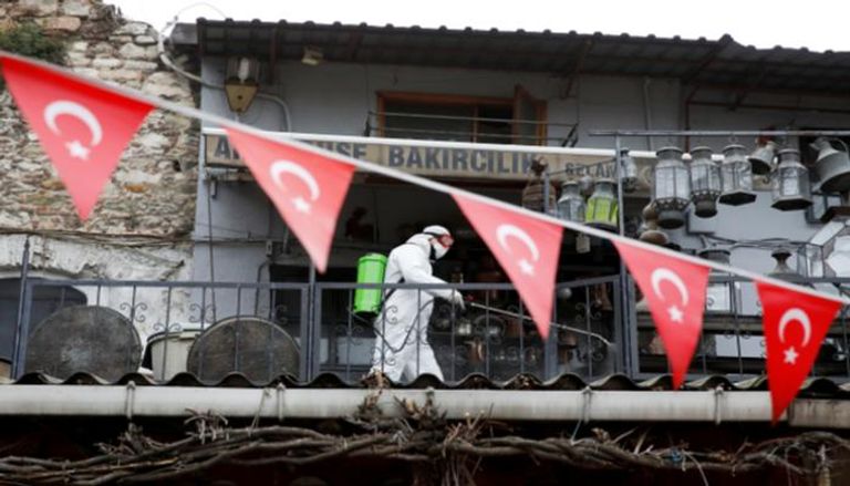 عمليات تطهير ضد فيروس كورونا في تركيا